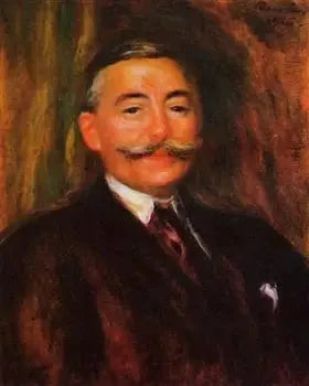 Portrait of Maurice Gangnat - Pierre-Auguste Renoir
