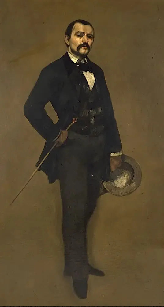 Portrait of Max Buchon - Gustave Courbet