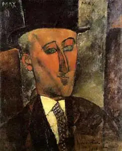 Portrait of Max Jacob - Amedeo Modigliani