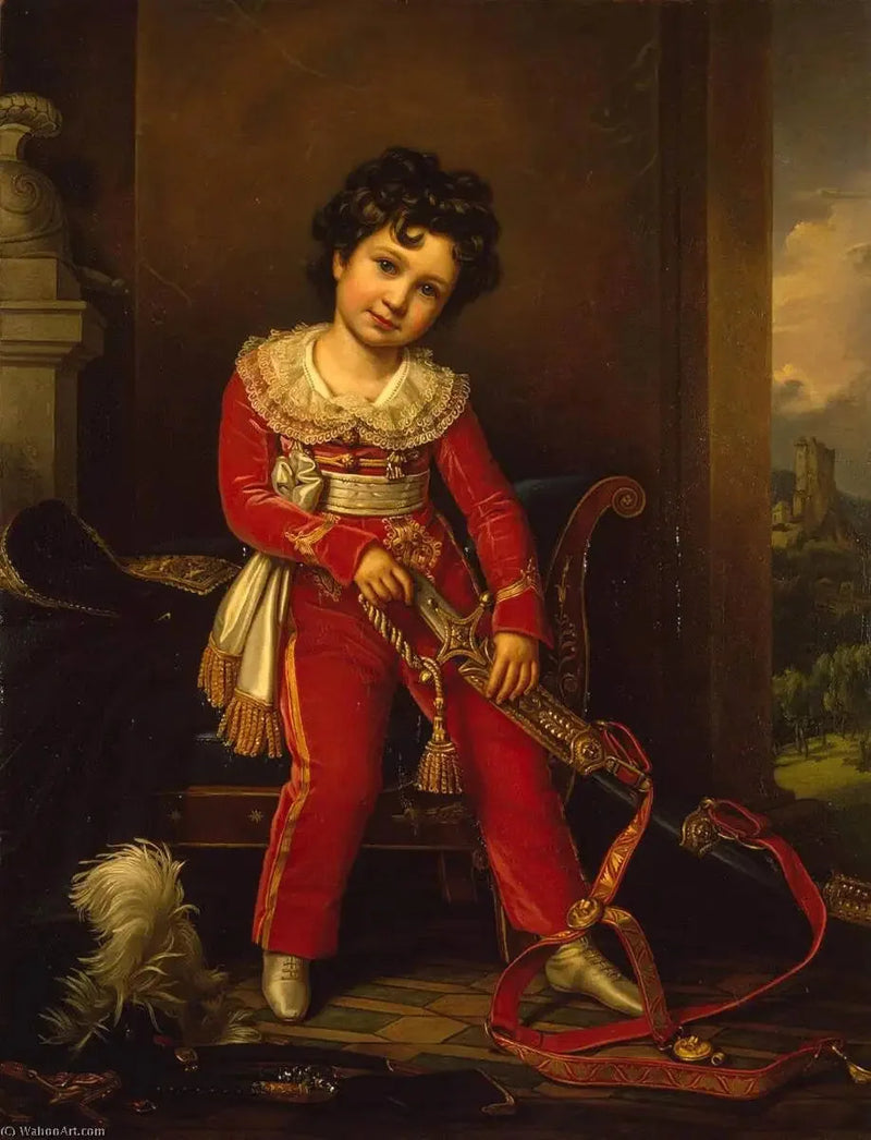 Portrait of Maximilien, Duke of Leuchtenberg - Joseph Karl Stieler