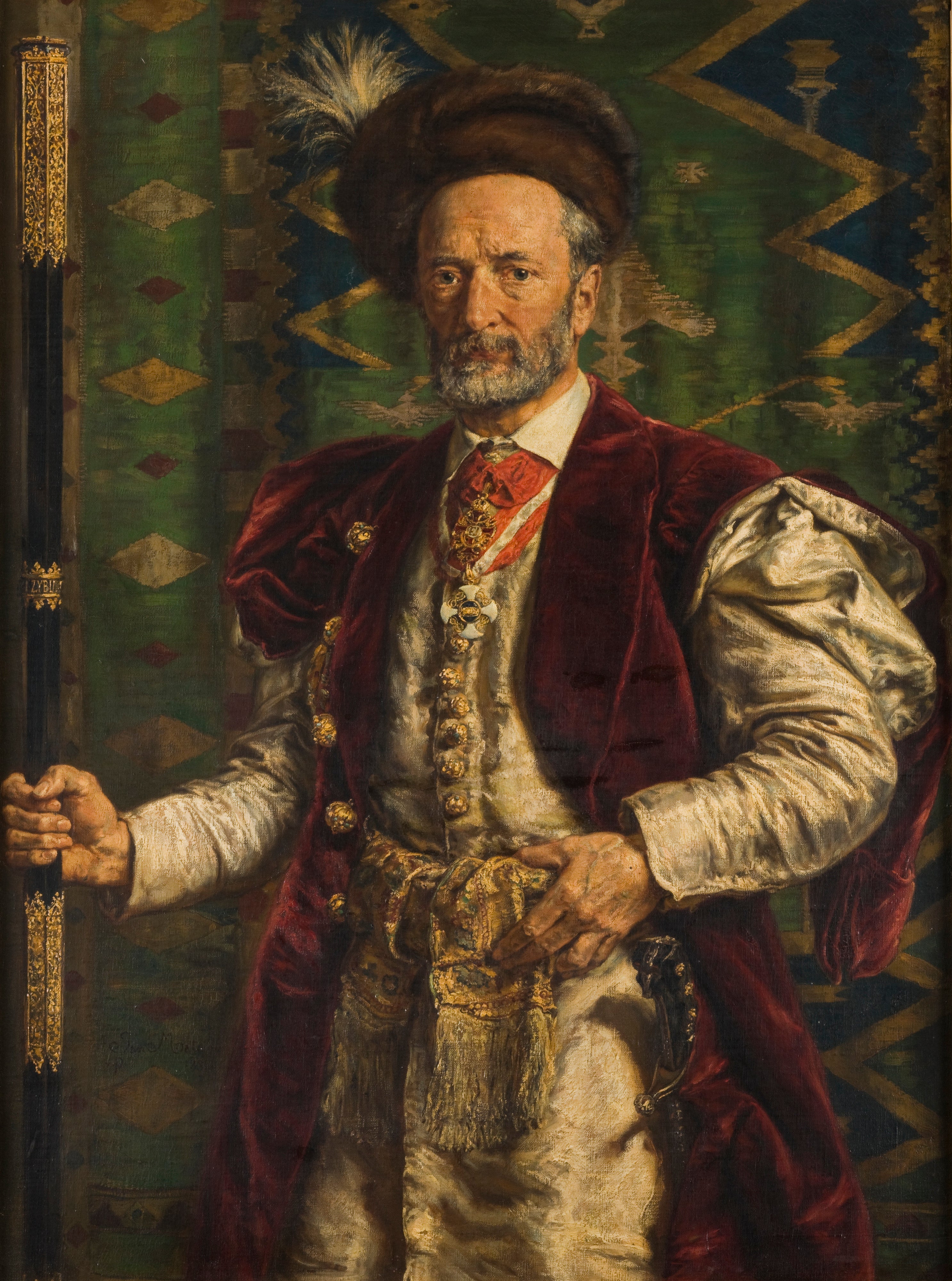 Portrait of Mikołaj Zyblikiewicz - Jan Matejko