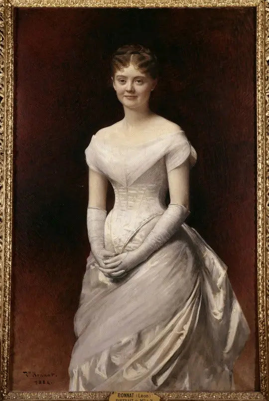 Portrait of Miss Denouille - Léon Bonnat