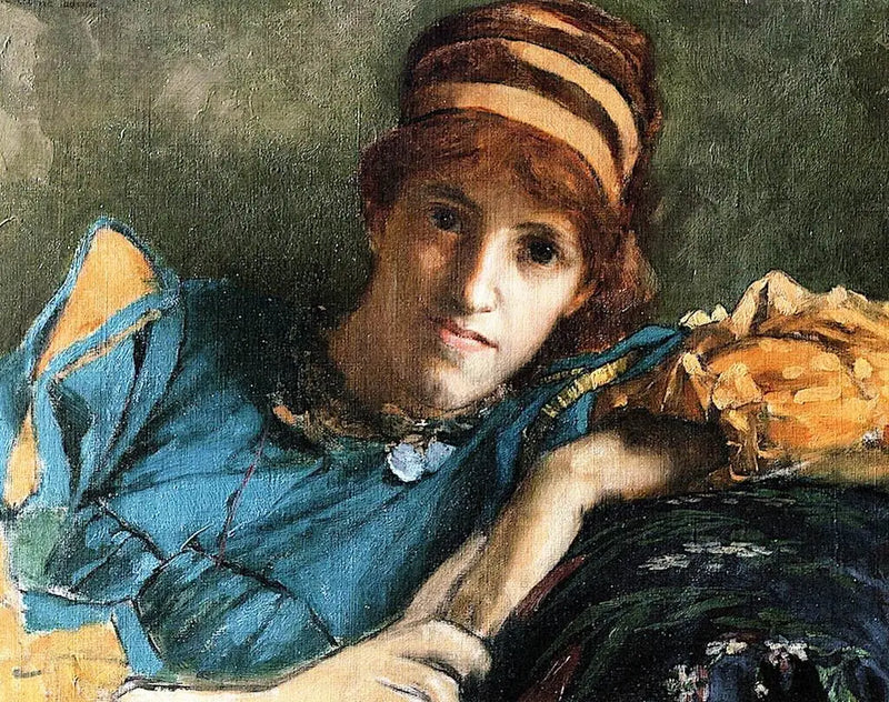 Portrait of Miss Laura Theresa Epps (Lady Alma Tadema) - Lawrence Alma-Tadema