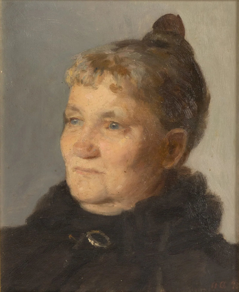 Portrait of Mrs. Adel Gunde. -Anna Ancher