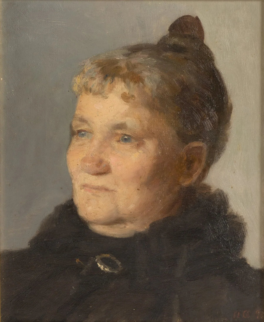 Portrait of Mrs. Adel Gunde. -Anna Ancher