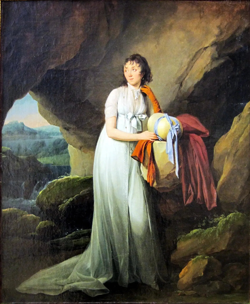 Portrait of Mme d'Aucourt de Saint-Just - Louis-Léopold Boilly