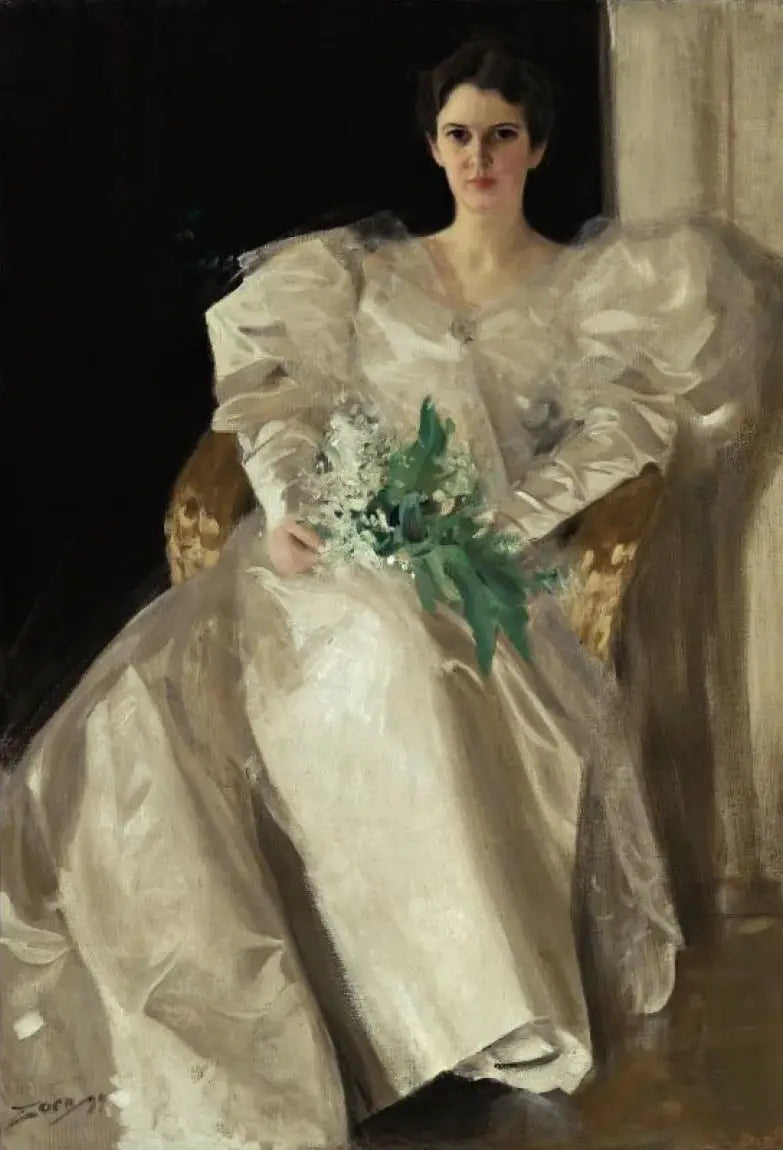 Portrait of Mme Eben Richards - Anders Zorn