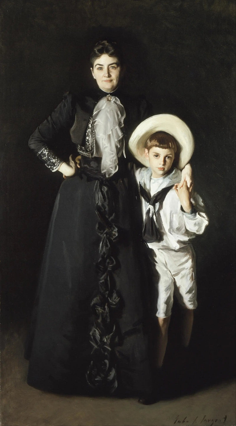 Portrait of Mrs. Edward L. Davis and her son, Livingston Davis - John Singer Sargent