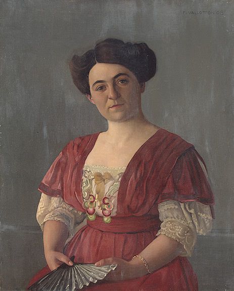 Portrait of Mrs. Haasen - Félix Vallotton