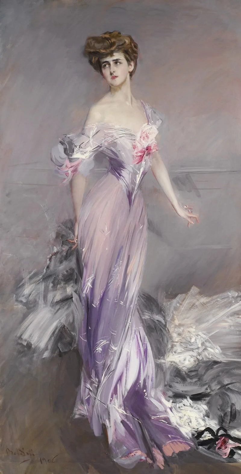 Portrait of Mrs. Howard Johnston - Giovanni Boldini