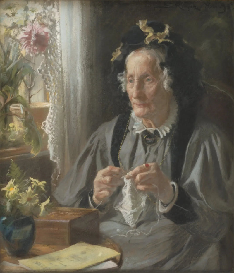 Portrait of Mrs. S. A. Casse, née Engelbreth - Peder Severin Krøyer