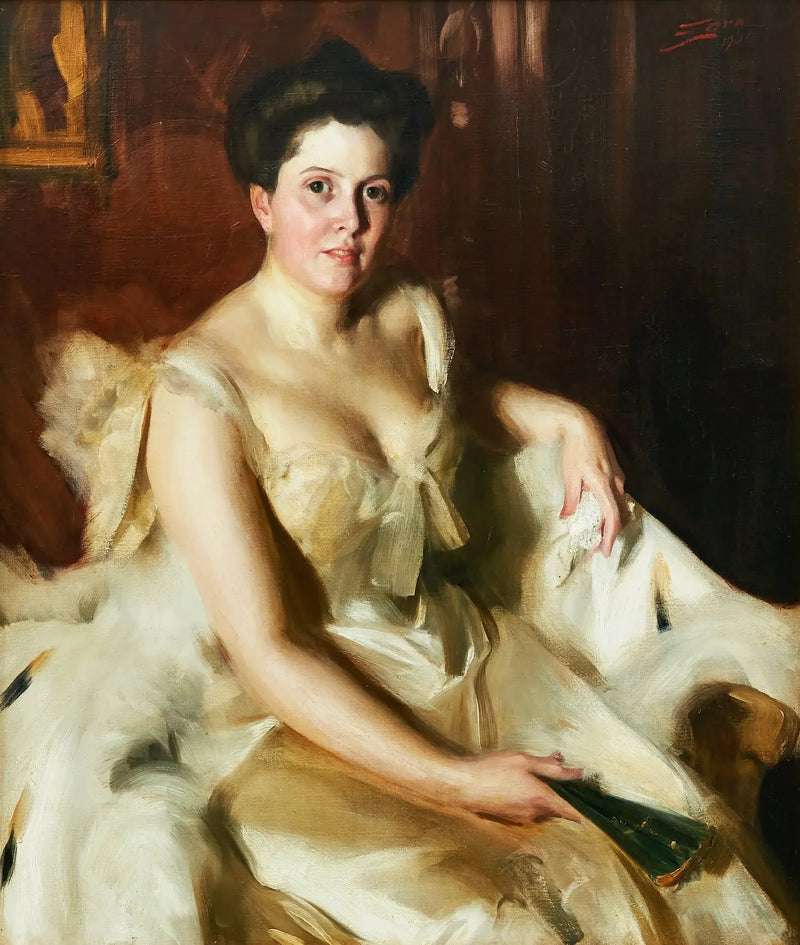 Portrait of Mme de Ver Warner - Anders Zorn