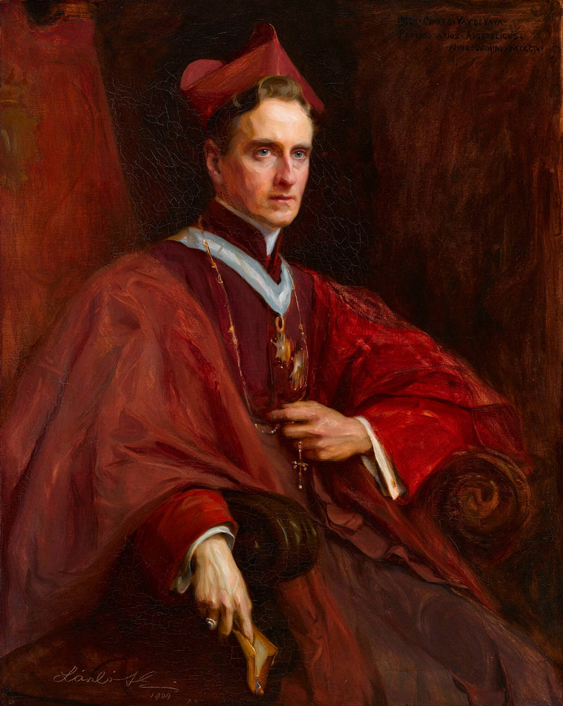 Portrait of Monsignor Count Vay de Vaya, Protonotoire Apostolicus - Philip de László