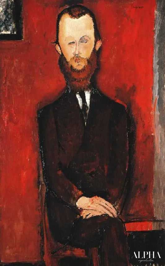 Portrait de Monsieur Wielhorski - Amadeo Modigliani - Reproductions de tableaux et peintures haut de gamme