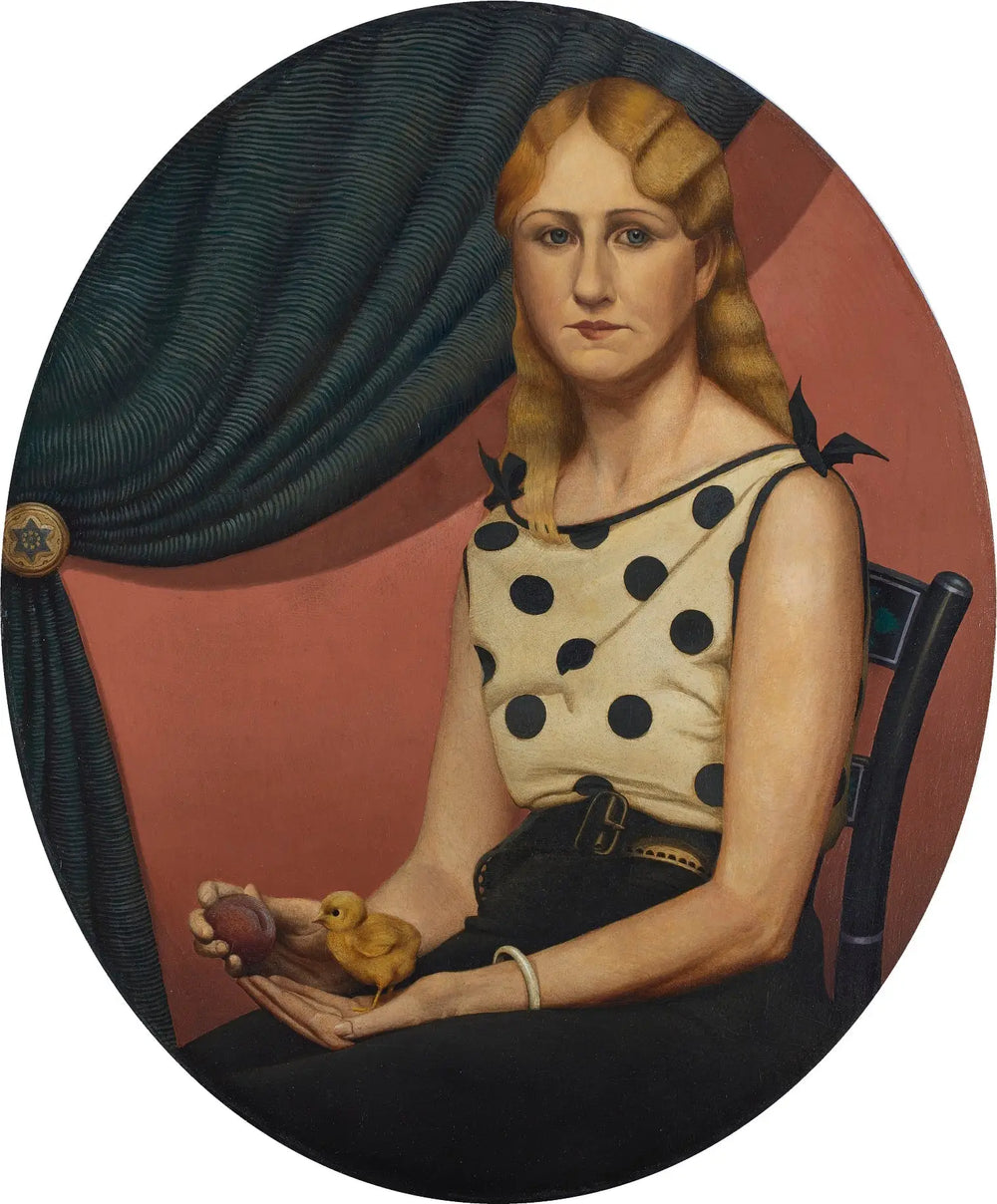 Portrait de Nan - Grant Wood - Alpha Reproduction