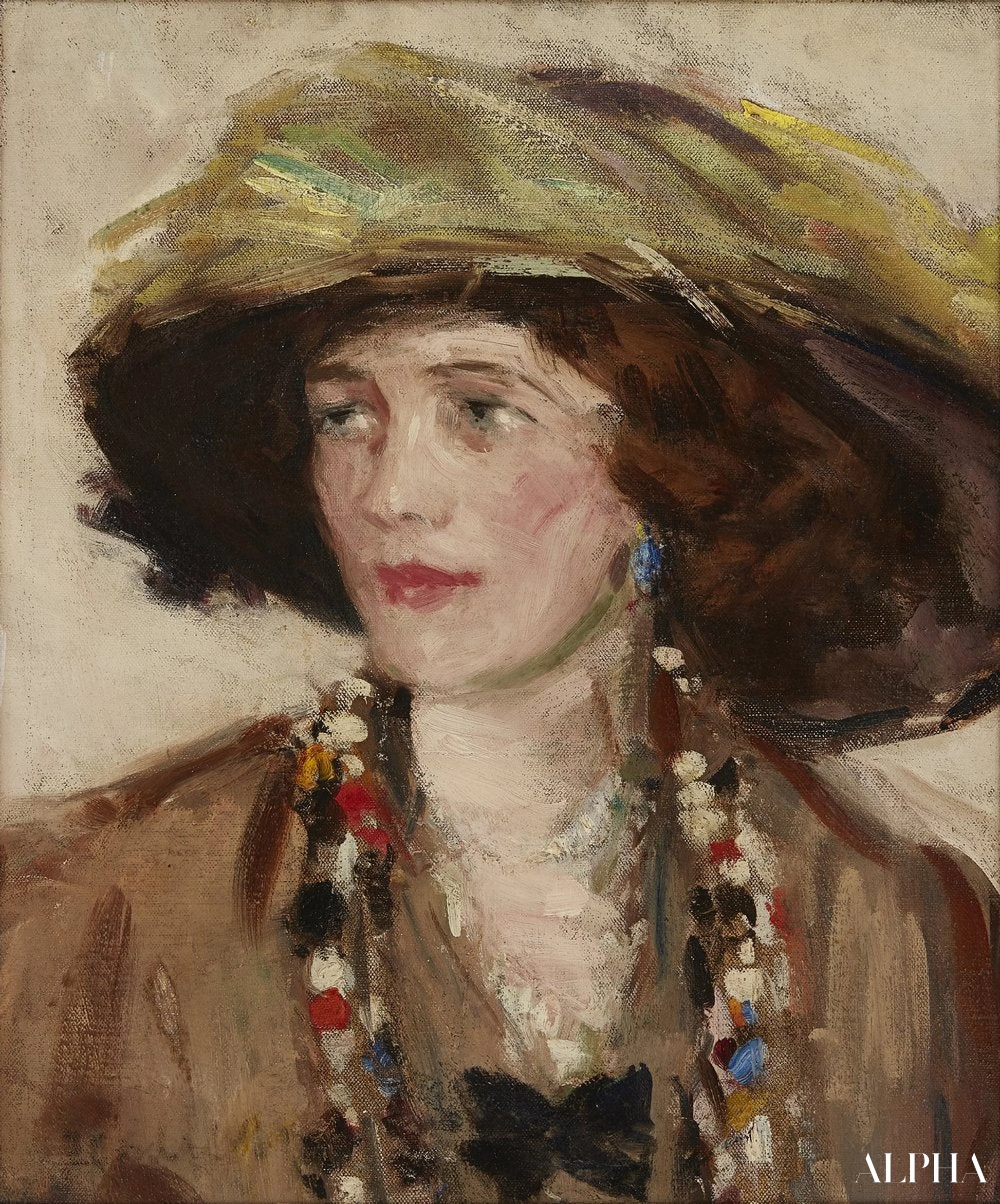 Portrait de Nan Ivory - Francis Cadell - Reproductions de tableaux et peintures haut de gamme