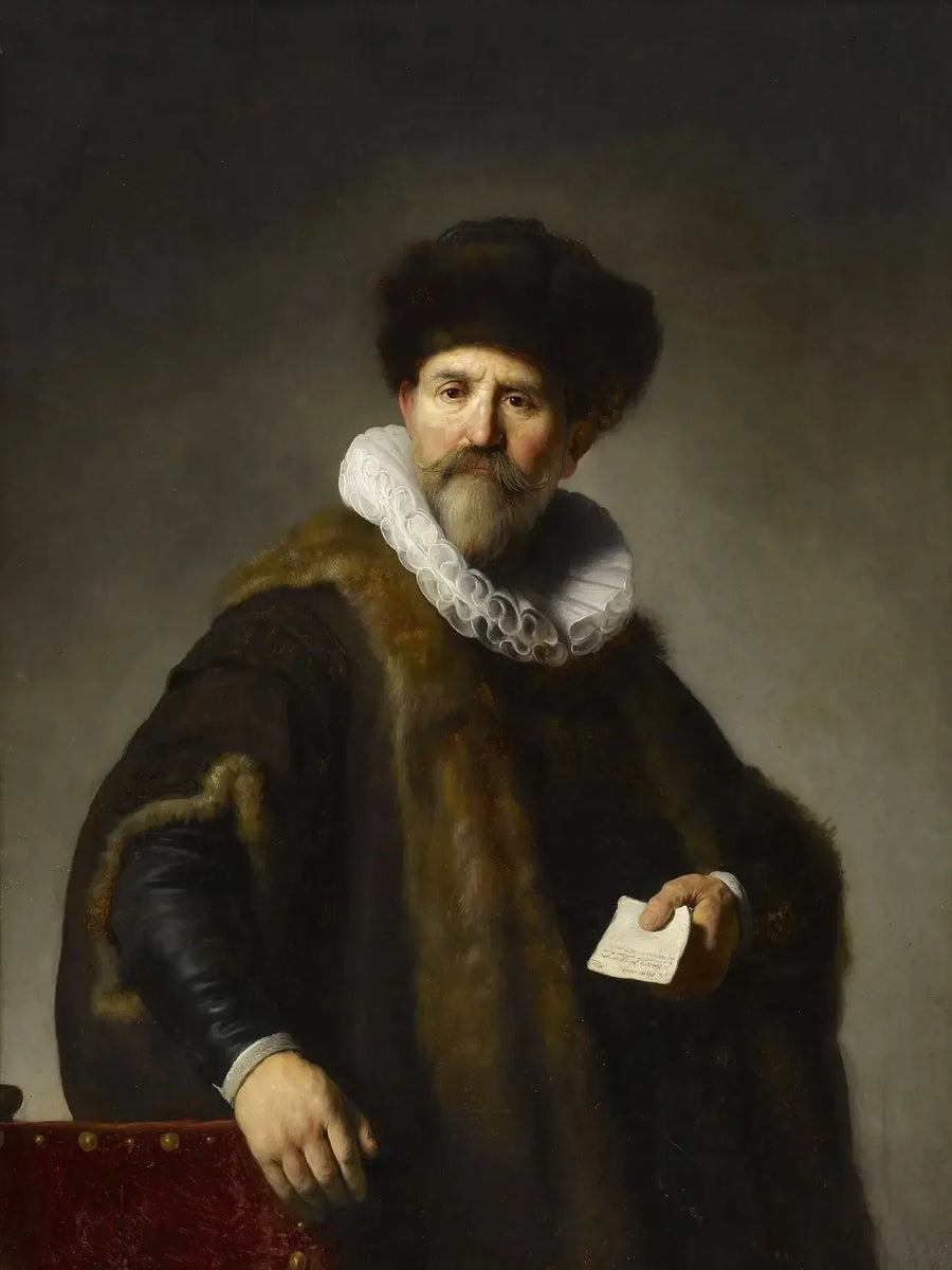 Portrait of Nicolaes Ruts - Rembrandt