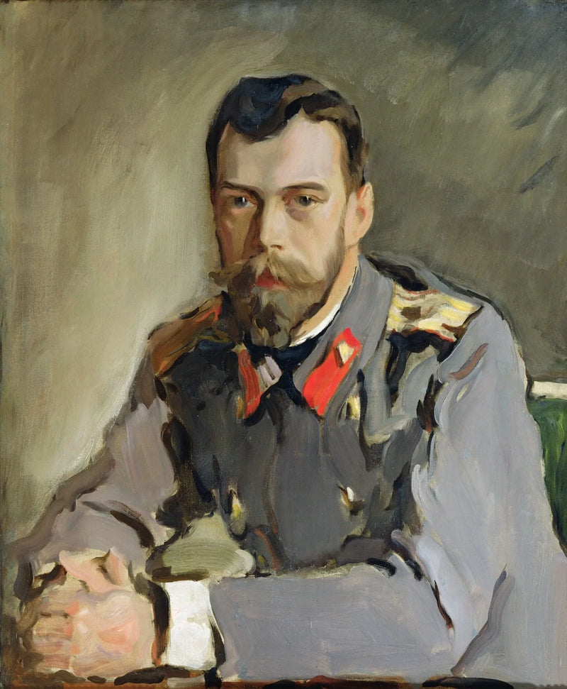 Portrait of Nicholas II - Valentin Serov