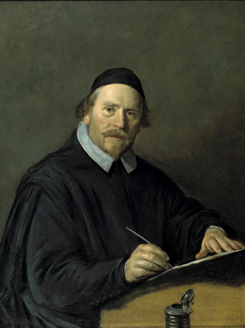 Portrait of Nicolas Sténius (1605-1670) - Frans Hals