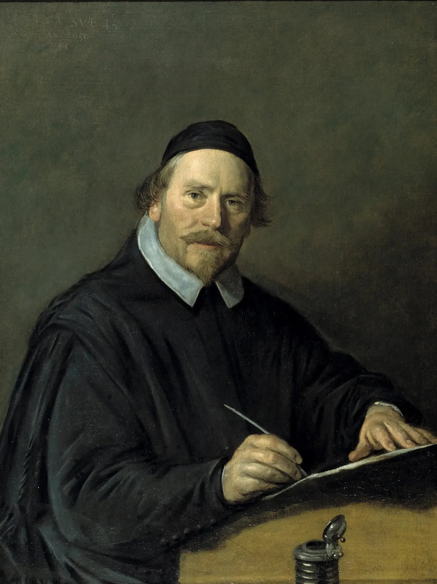 Portrait of Nicolas Sténius (1605-1670) - Frans Hals