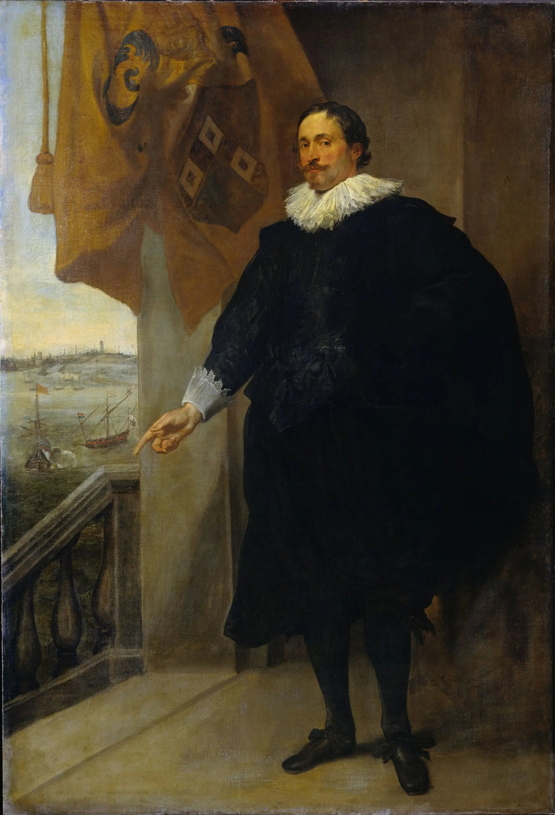 Portrait of Nicolas van der Borght. Merchant of Antwerp - Antoine van Dyck