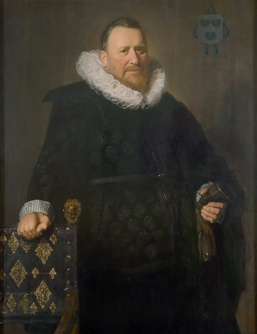 Portrait of Nicolas van der Meer (1574- ) - Frans Hals