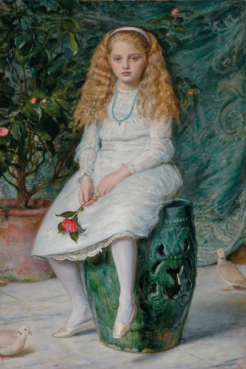 Portrait of Nina Lehmann - John Everett Millais