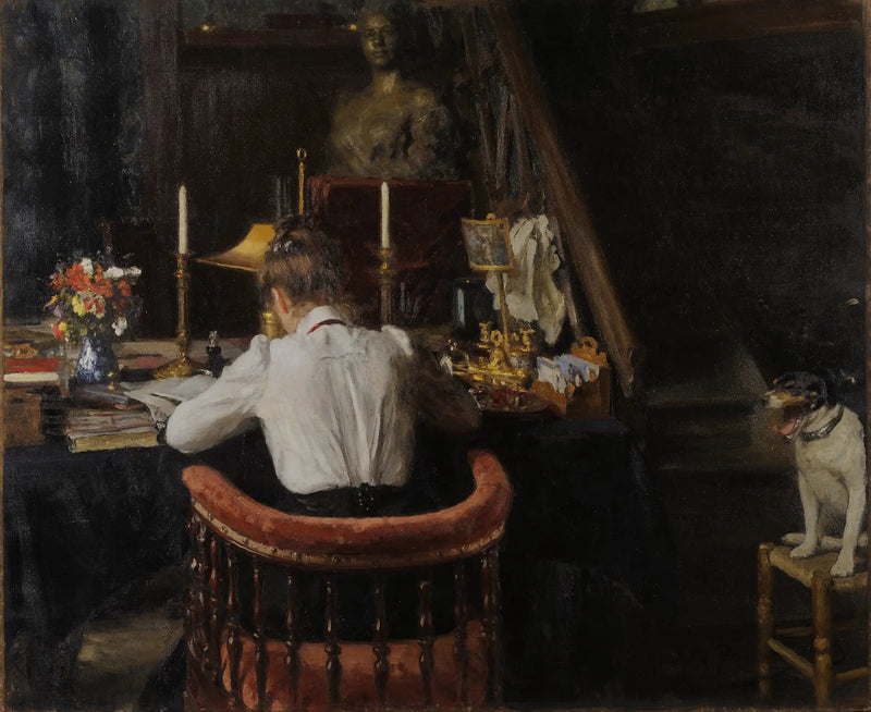 Portrait of Nordman-Severova - Ilya Repin