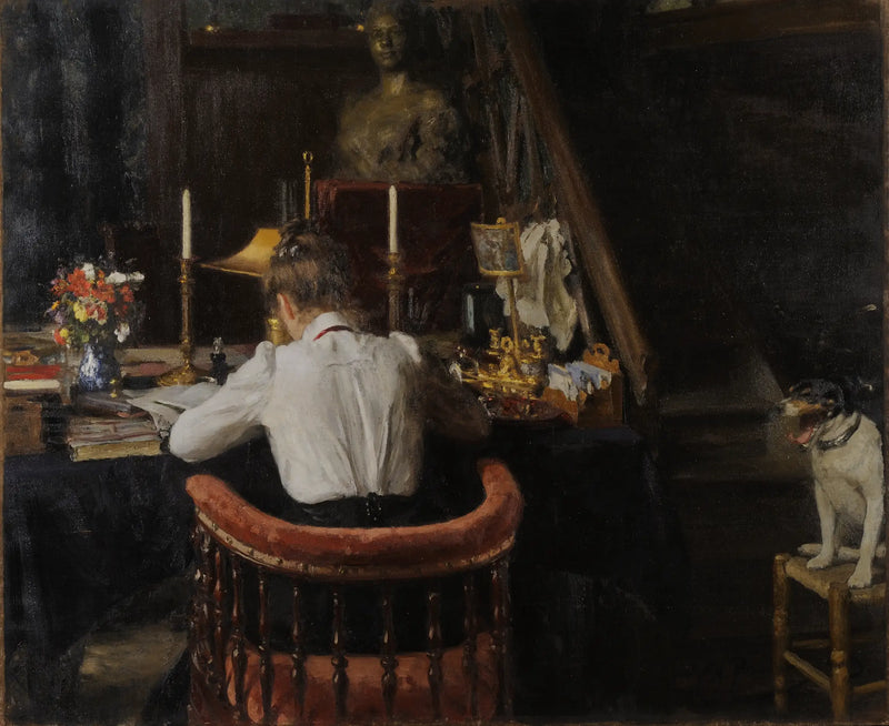 Portrait of Nordman-Severova - Ilya Repin