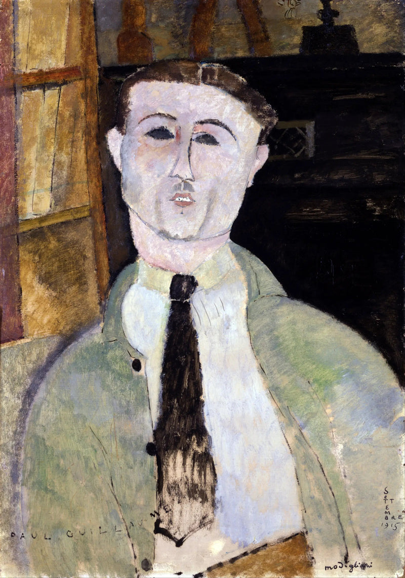 Portrait of Paul Guillaume - Amedeo Modigliani