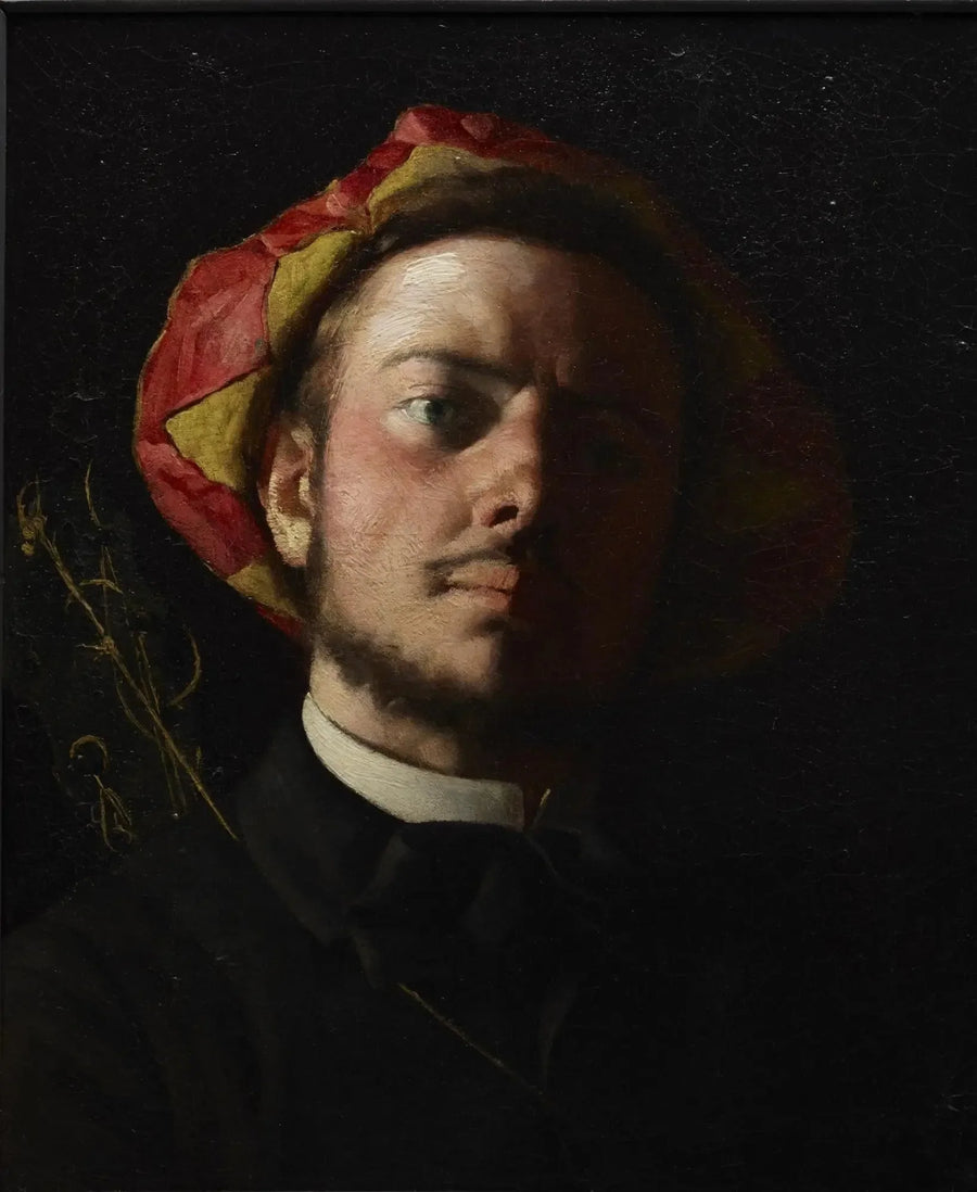 Portrait of Paul Verlaine as a Troubadour - Frédéric Bazille