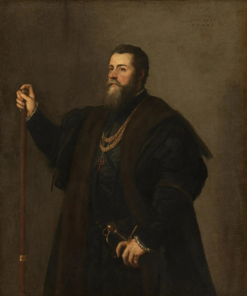 Portrait of Pedro Álvarez de Tolède - Titian