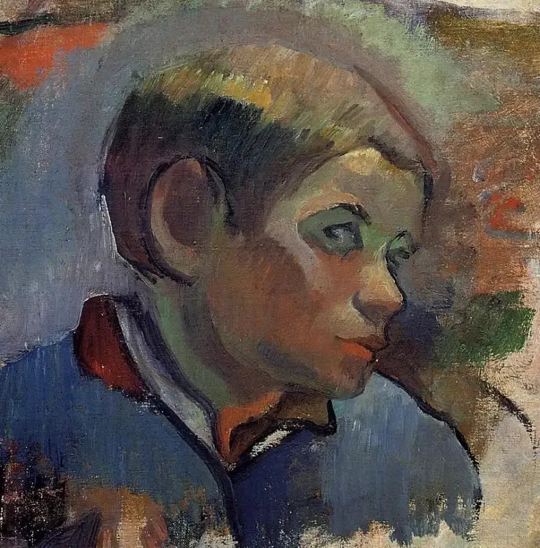Portrait of a Little Boy - Paul Gauguin