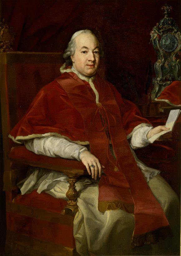 Portrait of Pie VI (Braschi, 1775-1799) - Pompeo Batoni
