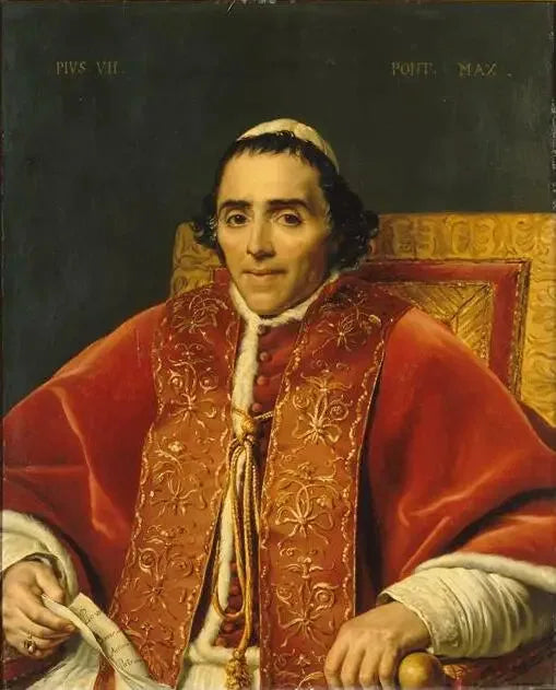Portrait of Pius VII - Jacques-Louis David