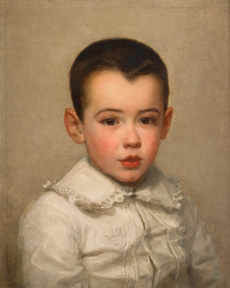 Portrait of Pierre Bracquemond as a child - Marie Bracquemond