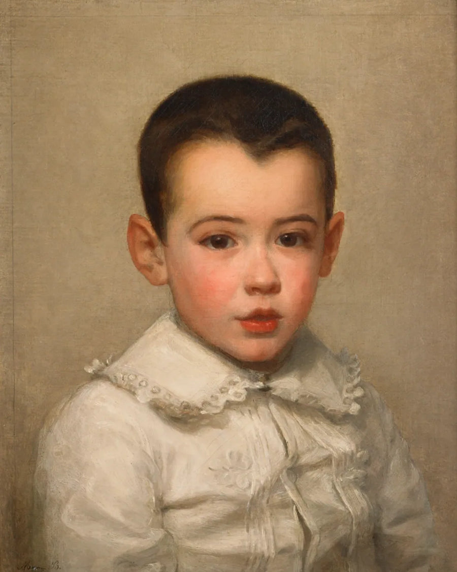 Portrait of Pierre Bracquemond as a child - Marie Bracquemond