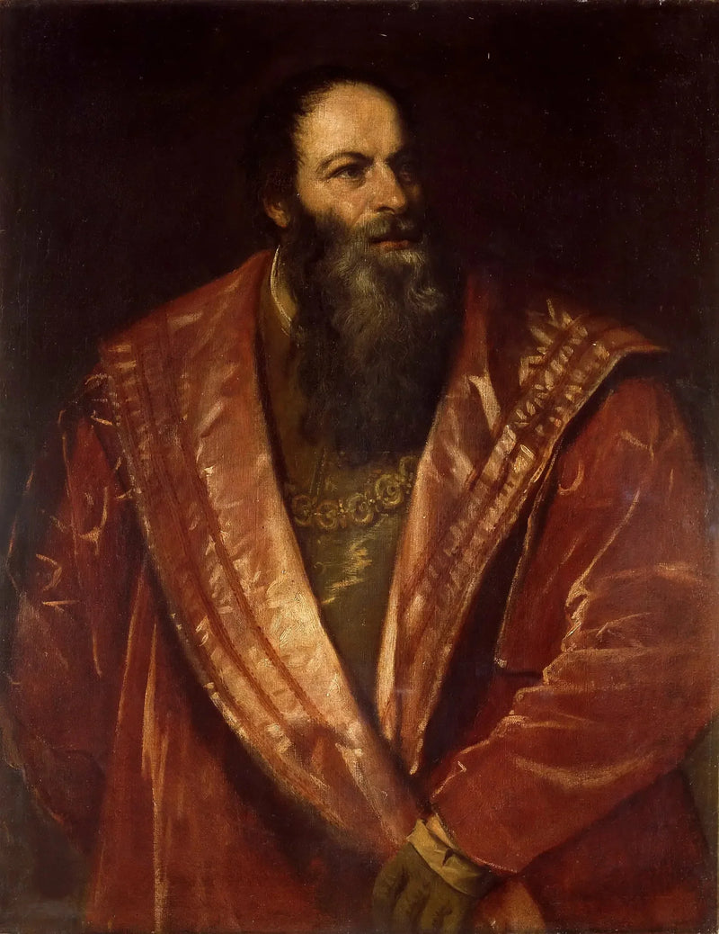 Portrait of Pierre l'Arétin - Titian