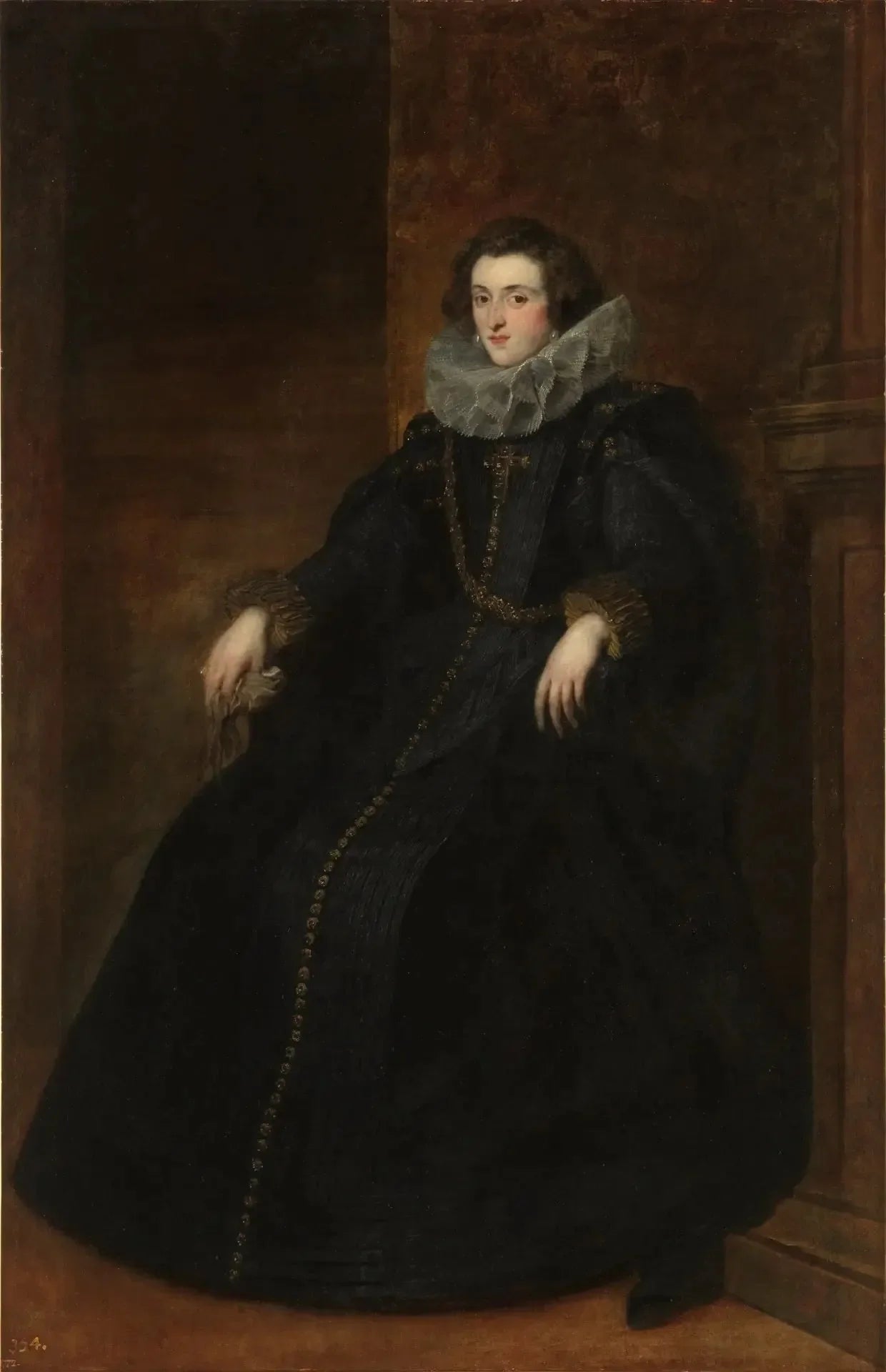 Portrait de Policena Spinola, marquise de Leganés - Antoine van Dyck image 1 tableau peint à l’huile sur toile