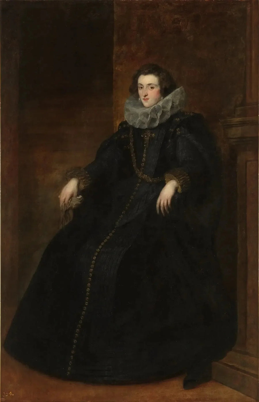 Portrait of Policena Spinola, Marquise of Leganés - Antoine van Dyck