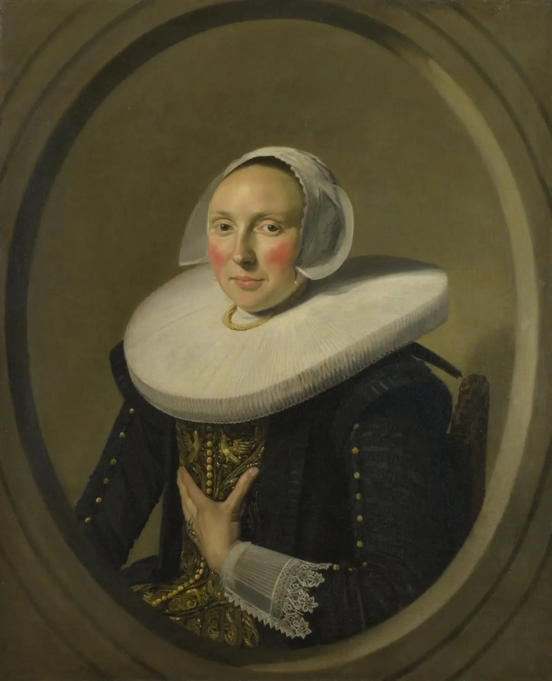 Portrait of (possible) Maria Larp (-1675) - Frans Hals