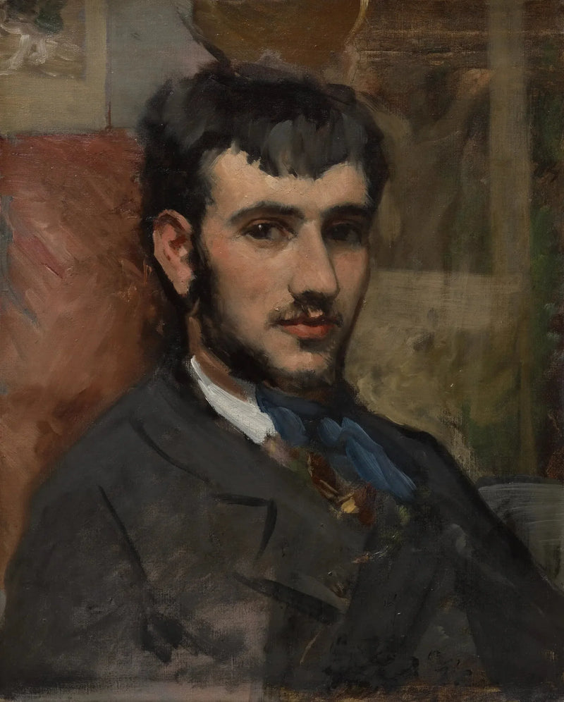 Portrait of Renoir - Frédéric Bazille