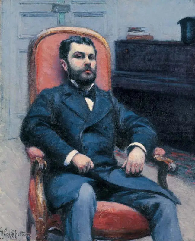 Portrait of Richard Gallo - Gustave Caillebotte
