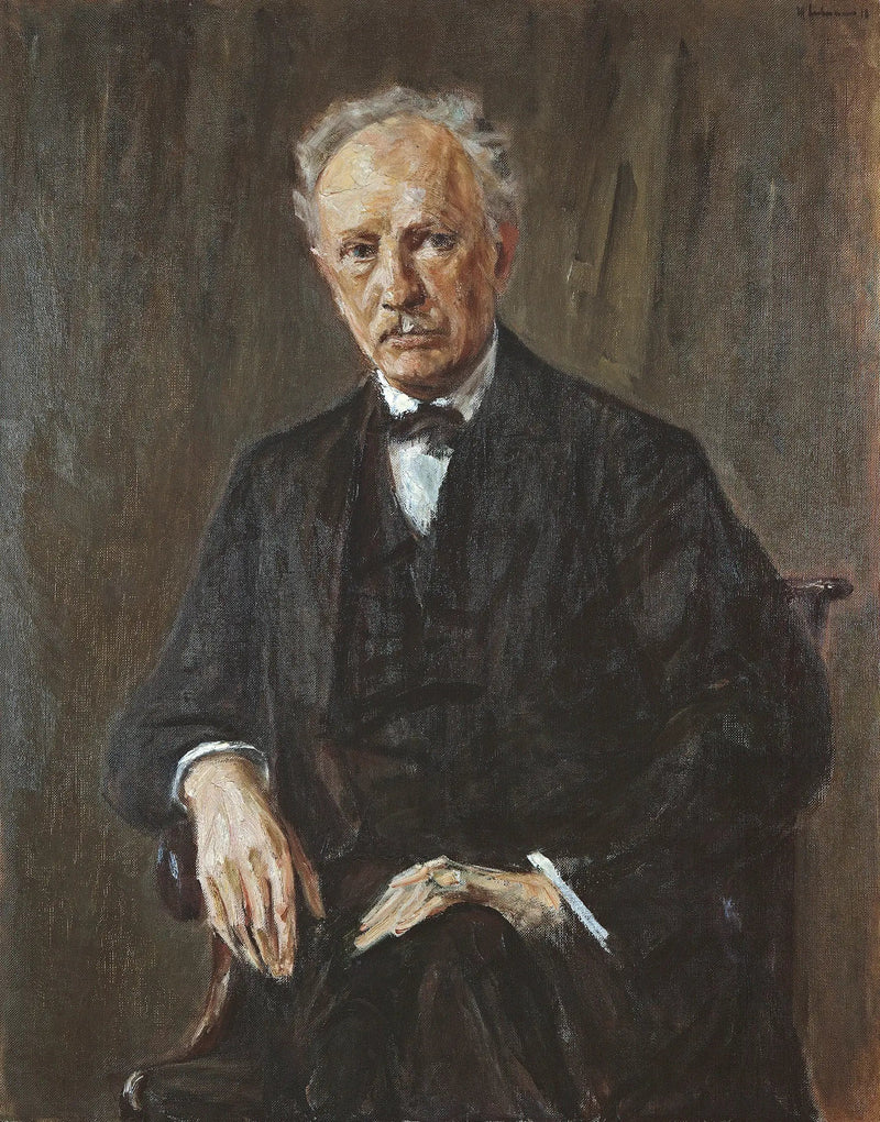Portrait of Richard Strauss - Max Liebermann