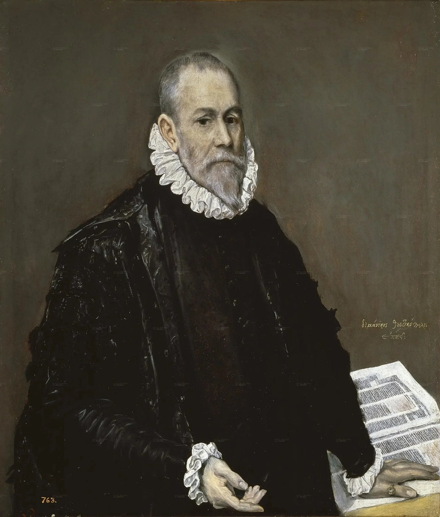 Portrait of Rodrigo de la Fuente - El Greco