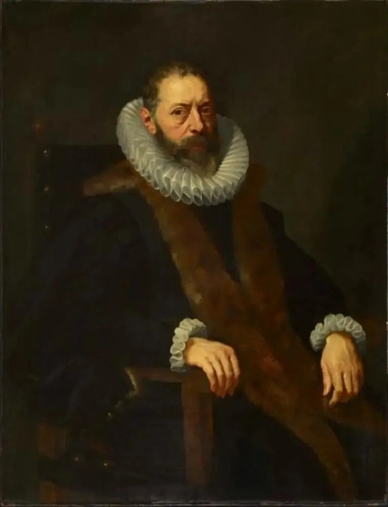 Portrait of Rogier Clarisse - Peter Paul Rubens