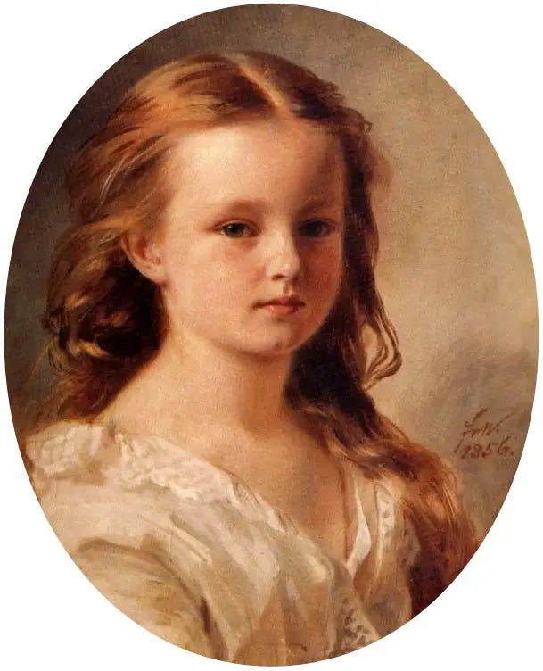 Portrait of Róża Potocka. - Franz Xaver Winterhalter