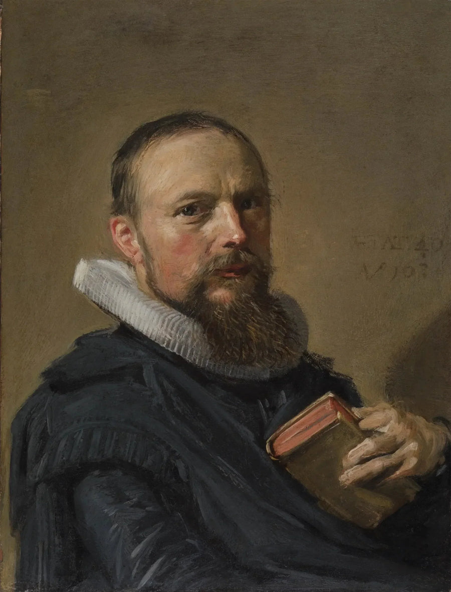Portrait of Samuel Ampzing (1590-1632) - Frans Hals