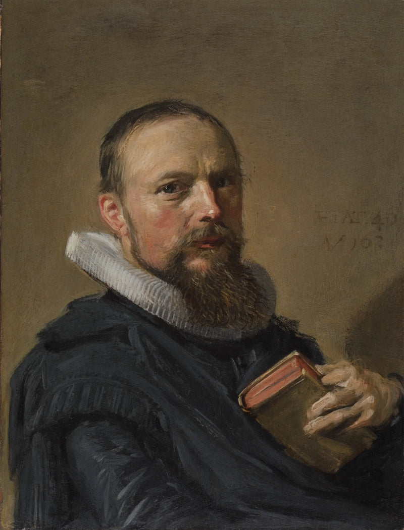 Portrait of Samuel Ampzing (1590-1632) - Frans Hals