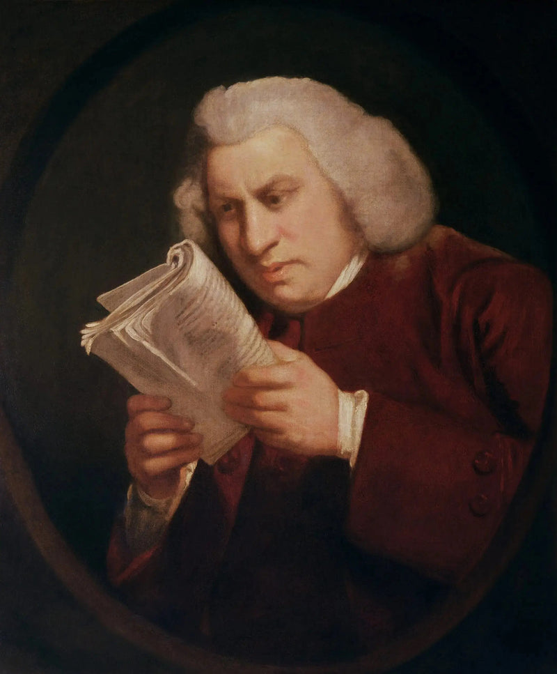 Portrait of Samuel Johnson - Joshua Reynolds